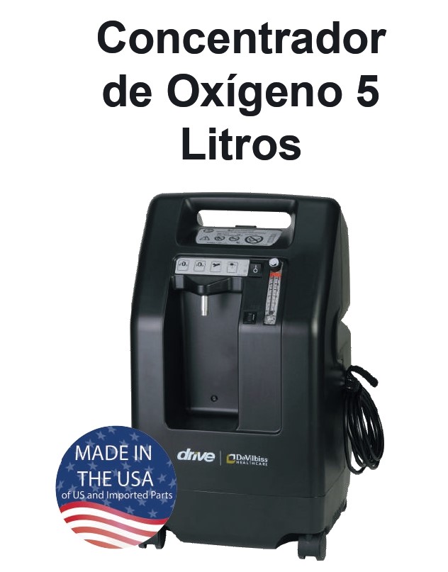 Concentrador de Oxigeno 5 Litros.. MOD 525DS   DRIVE