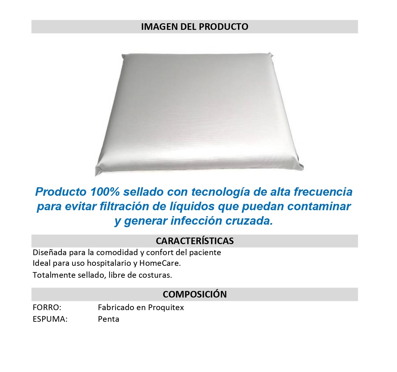 Almohada espuma suave